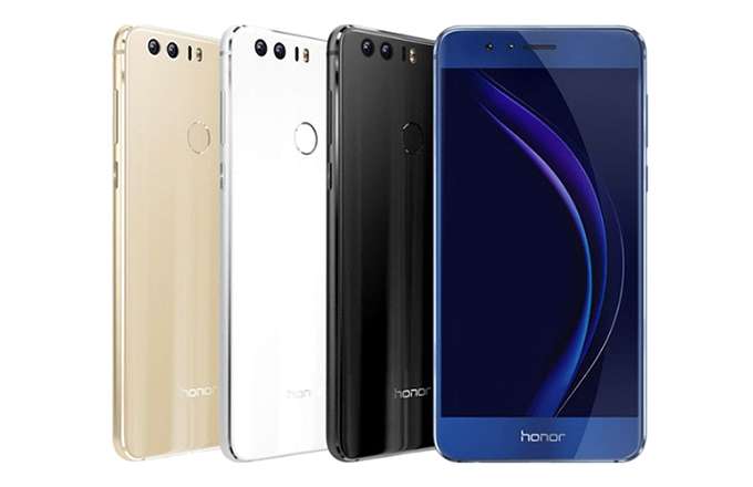 цветовое оформление Huawei Honor 8