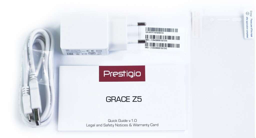 Prestigio Grace R5 LTE комплектация