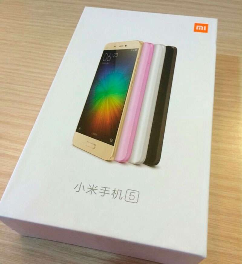 коробка Xiaomi Mi5