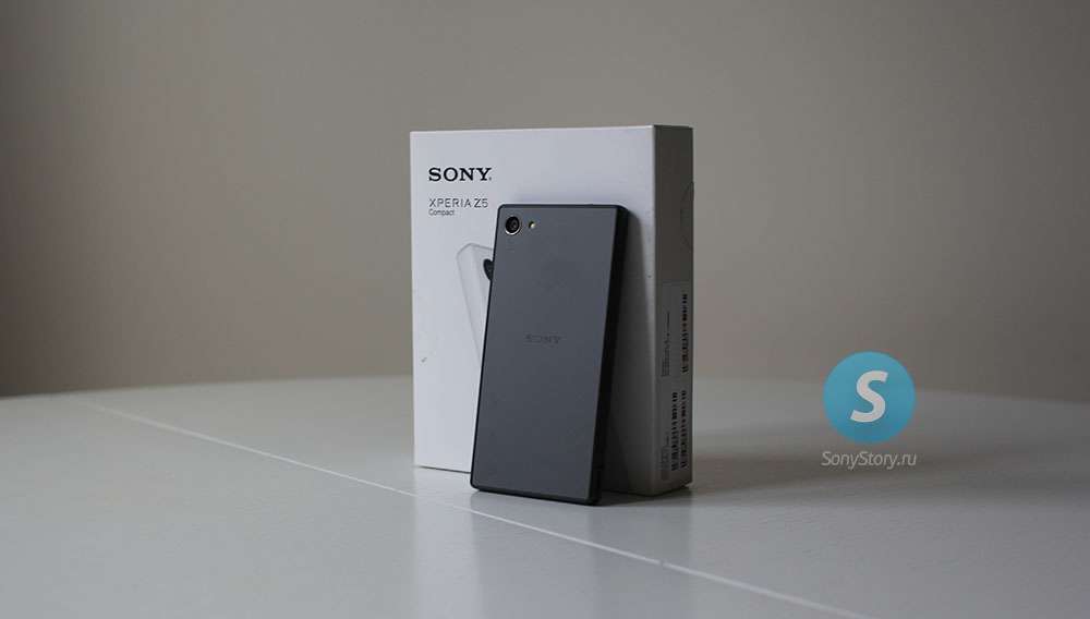 Sony Xperia Z5 Compact Коробка смартфона