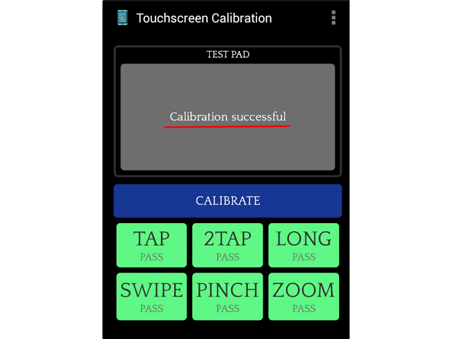 Touchscreen Calibration