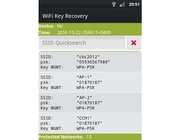 Wi-Fi Key Recovery