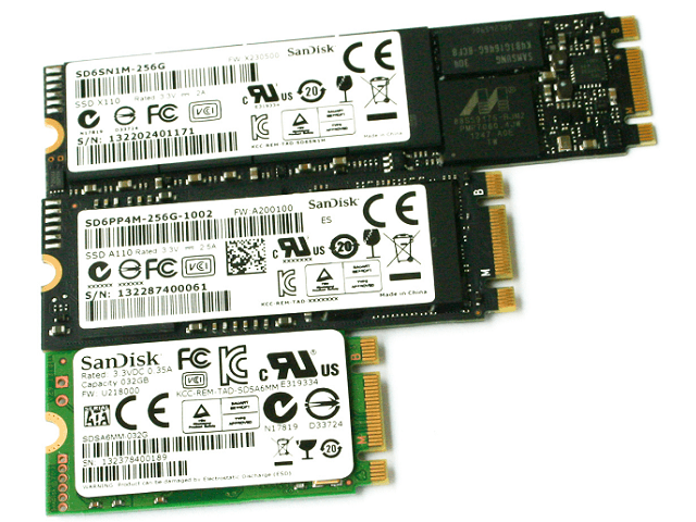 разная длина SSD