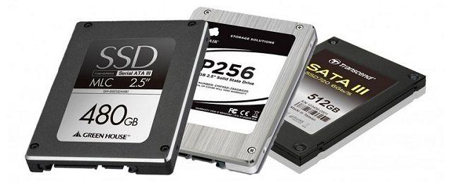 SSD разного объема